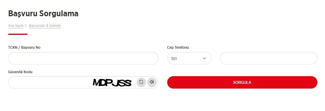 Ziraat Bankasi Kredi Karti Basvuru Sonucu Sorgulama Ekrani Ziraat Bankasi Kredi Karti Basvuru Sonucu Sorgulama Ekrani